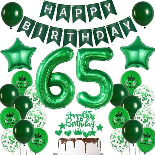Ballon 65 Geburtstag Deko frauen grün Deko 65. Geburtstag Mann grün Geburtstagsdeko 65 jahre frau Luftballon 65. Geburtstag Mann grün Happy Birthday Banner 65 Geburtstag männer Party Dekoration Ballon 65 Geburtstag Deko frauen grün Deko 65. Geburtstag Mann grün Geburtstagsdeko 65 jahre frau Luftballon 65. Geburtstag Mann grün Happy Birthday Banner 65 Geburtstag männer Party Dekoration von Ohaoduo