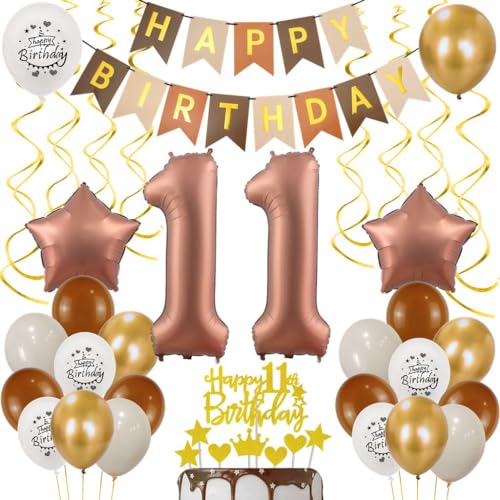 Braun 11 Luftballons, 11. Geburtstag Party Deko, Braun 11 Geburtstag Deko Mädchen Junge, Geburtstagsdeko 11 Braun Retro Kaffee, Luftballons 11 Party ,Ballons 11 Braun 11 Luftballons, 11. Geburtstag Party Deko, Braun 11 Geburtstag Deko Mädchen Junge, Geburtstagsdeko 11 Braun Retro Kaffee, Luftballons 11 Party ,Ballons 11 von Ohaoduo