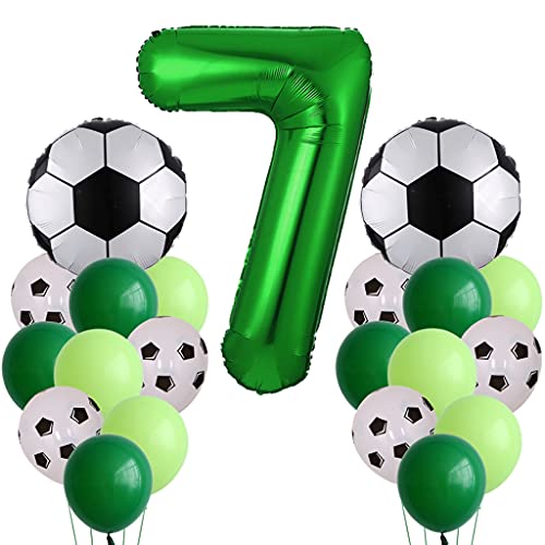 Fußball Geburtstagsdeko 7. Jahr - Luftballon und Party Deko für Kinder und Jungen Fußball Geburtstagsdeko 7. Jahr - Luftballon und Party Deko für Kinder und Jungen von Ohaoduo