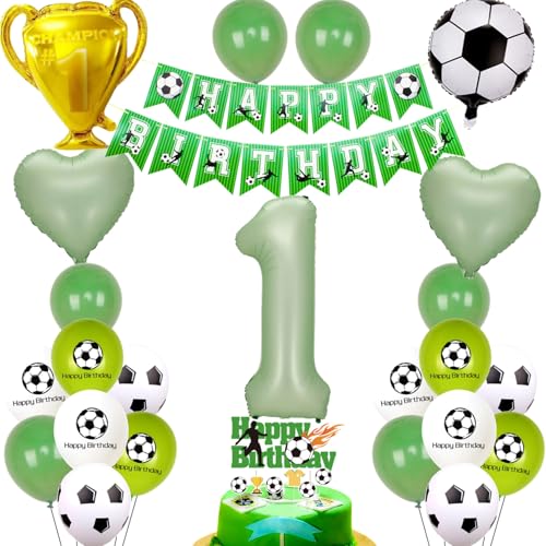 Fussball Luftballon 1. Geburtstag Grün Helium Ballon 1 Geburtstag Jung Cake Topper Fußball Geburtstagsdeko 1 Jahr Kindergeburtstag 1 Party Deko 1 Jung Kuchendeko 1 jahr Fussball Luftballon 1. Geburtstag Grün Helium Ballon 1 Geburtstag Jung Cake Topper Fußball Geburtstagsdeko 1 Jahr Kindergeburtstag 1 Party Deko 1 Jung Kuchendeko 1 jahr von Ohaoduo