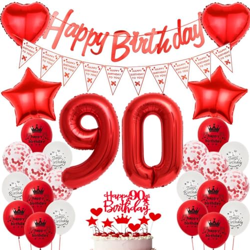Geburtstagsdeko 90 Jahre Frau, Ballon 90 Deko Rot, Luftballons 90. Geburtstag Frauen, Rot 90 Geburtstagsdeko Frau, Geburtstagsdeko 90 Jahr Rot, Ballon 90 Jahr Party Dekoration Rot Geburtstagsdeko 90 Jahre Frau, Ballon 90 Deko Rot, Luftballons 90. Geburtstag Frauen, Rot 90 Geburtstagsdeko Frau, Geburtstagsdeko 90 Jahr Rot, Ballon 90 Jahr Party Dekoration Rot von Ohaoduo