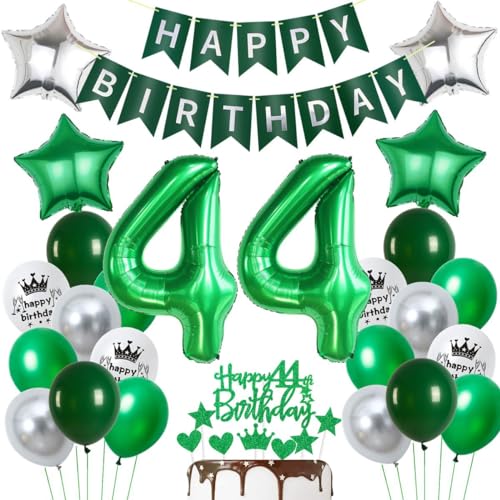 Grün Deko 44. Geburtstag Mann Frau,Luftballons 44. Geburtstag Grün,Party Ballons 44 Jahre Geburtstagsdeko Grün 44. Geburtstag Party Dekoration,Grün 44 Ballons Frau Mannn Geburtstag Grün Deko 44. Geburtstag Mann Frau,Luftballons 44. Geburtstag Grün,Party Ballons 44 Jahre Geburtstagsdeko Grün 44. Geburtstag Party Dekoration,Grün 44 Ballons Frau Mannn Geburtstag von Ohaoduo