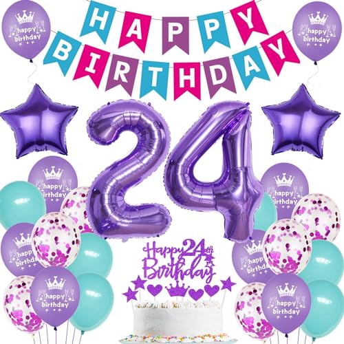 Luftballon 24. Lila, Geburtstagsdeko 24 Jahr Frau, Ballon 24. Geburtstag Lila, 24. Party Dekoration Lila, 24. Dekorationen Frauen, 24. Geburtstag Deko, 24 Jahr Frau Ballon Luftballon 24. Lila, Geburtstagsdeko 24 Jahr Frau, Ballon 24. Geburtstag Lila, 24. Party Dekoration Lila, 24. Dekorationen Frauen, 24. Geburtstag Deko, 24 Jahr Frau Ballon von Ohaoduo