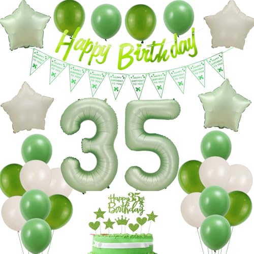 Luftballon 35. Geburtstag Deko Salbeigrün, 35 Geburtstag Deko Grün, Avocado Grün Ballon 35 Geburtstagsdeko, 35 Jahre Frau Dekoration Salbeigrün, 35. Party Dekoration Mann Frau Luftballon 35. Geburtstag Deko Salbeigrün, 35 Geburtstag Deko Grün, Avocado Grün Ballon 35 Geburtstagsdeko, 35 Jahre Frau Dekoration Salbeigrün, 35. Party Dekoration Mann Frau von Ohaoduo
