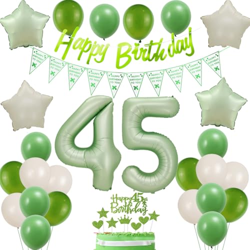 Luftballon 45. Geburtstag Deko Salbeigrün, 45 Geburtstag Deko Grün, Avocado Grün Ballon 45 Geburtstagsdeko, 45 Jahre Frau Dekoration Salbeigrün, 45. Party Dekoration Mann Frau Luftballon 45. Geburtstag Deko Salbeigrün, 45 Geburtstag Deko Grün, Avocado Grün Ballon 45 Geburtstagsdeko, 45 Jahre Frau Dekoration Salbeigrün, 45. Party Dekoration Mann Frau von Ohaoduo