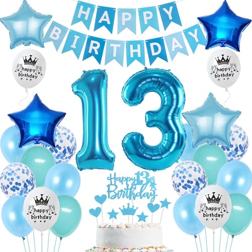 Ohaoduo luftsballons Deko 13. Geburtstag Junge Blau Tortendeko 13 Geburtstag Junge Deko 13 Geburtstag Junge Blau Geburtstag 13 jahre Junge Geburtstagsdeko 13 jahre Junge Ballon 13 Geburtstag Junge Ohaoduo luftsballons Deko 13. Geburtstag Junge Blau Tortendeko 13 Geburtstag Junge Deko 13 Geburtstag Junge Blau Geburtstag 13 jahre Junge Geburtstagsdeko 13 jahre Junge Ballon 13 Geburtstag Junge von Ohaoduo