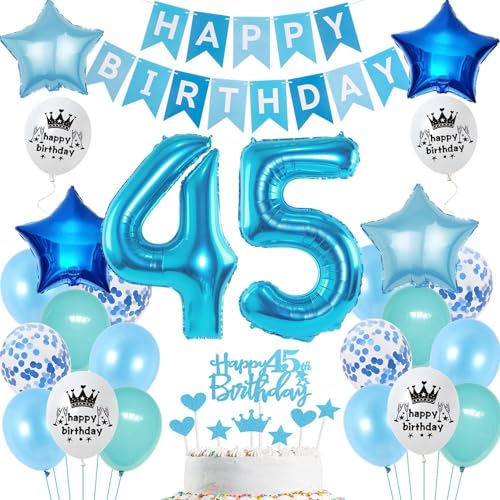 Ohaoduo luftsballons Deko 45. Geburtstag mann Blau Tortendeko 45 Geburtstag mann Deko 45 Geburtstag männer Blau Geburtstag 45 jahre mann Geburtstagsdeko 45 jahre männer Ballon 45 Geburtstag mann Ohaoduo luftsballons Deko 45. Geburtstag mann Blau Tortendeko 45 Geburtstag mann Deko 45 Geburtstag männer Blau Geburtstag 45 jahre mann Geburtstagsdeko 45 jahre männer Ballon 45 Geburtstag mann von Ohaoduo