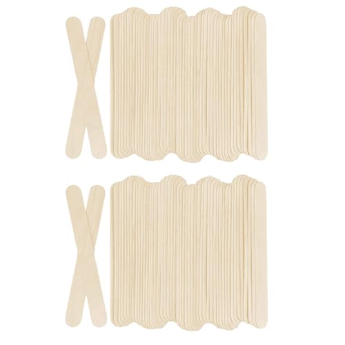Ohewiiuk 200 STK. StäBchen zum Basteln Von EIS Am Stiel Aus, 15,2 cm X 3/4 Breit, Leckerli-StäBchen zum Basteln Von EIS Am Stiel von Ohewiiuk