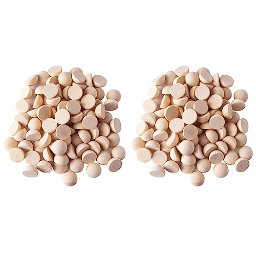 Ohewiiuk 200 Stück 20 mm Halbe Holzperlen, Unvollendete Geteilte Natürliche Runde Holzkugeln Lose Perlen für DIY Weihnachten Ohewiiuk 200 Stück 20 mm Halbe Holzperlen, Unvollendete Geteilte Natürliche Runde Holzkugeln Lose Perlen für DIY Weihnachten von Ohewiiuk