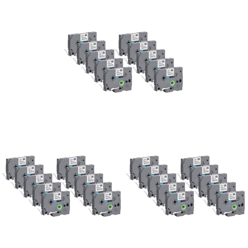 Ohewiiuk 30 StüCk Etiketten Band für P TZe-231 12Mm Standard Laminiertes Selbstklebendes Etiketten Druck Papier Ohewiiuk 30 StüCk Etiketten Band für P TZe-231 12Mm Standard Laminiertes Selbstklebendes Etiketten Druck Papier von Ohewiiuk