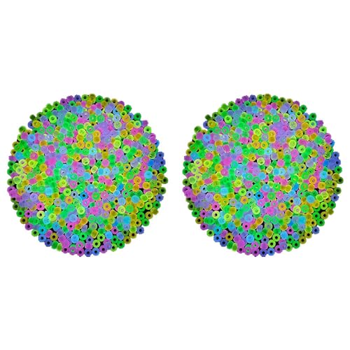 Ohewiiuk 3800 StüCk im Dunkeln Leuchtende -Perlen, Mischung Aus 9 Farben, Leuchtende -Perlen, Leuchtende Perlen, GroßE Acryl-Haarperlen, Kunststoffperlen Ohewiiuk 3800 StüCk im Dunkeln Leuchtende -Perlen, Mischung Aus 9 Farben, Leuchtende -Perlen, Leuchtende Perlen, GroßE Acryl-Haarperlen, Kunststoffperlen von Ohewiiuk