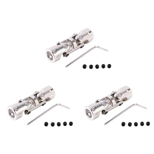 Ohewiiuk 3X Rc Doppel Universal Gelenk Kardan Gelenk Gimbal Kupplungen mit Schraube, 4 X 4 mm Ohewiiuk 3X Rc Doppel Universal Gelenk Kardan Gelenk Gimbal Kupplungen mit Schraube, 4 X 4 mm von Ohewiiuk