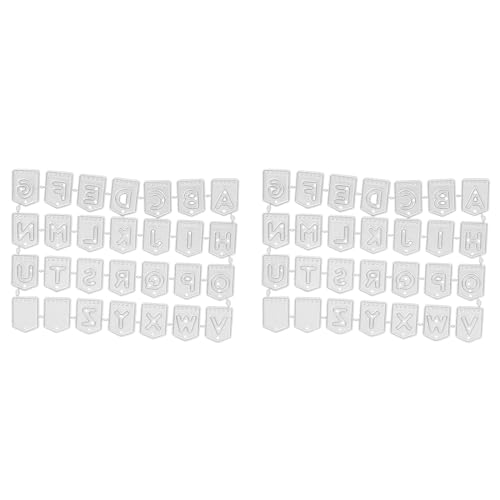 Ohewiiuk 56X Stanzschablone Scrapbooking Embossing Machine Prägeschablonen Schablonen Stanzformen, Zubehör für Big Shot und Andere Stanzmaschine (B) von Ohewiiuk