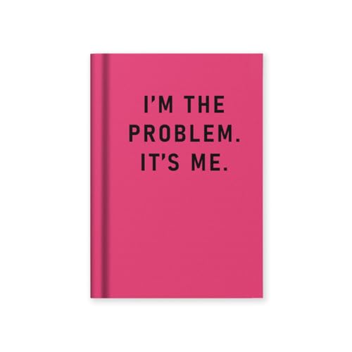 Ohh Deer I'm The Problem, It's Me | Pocket Fabric Hardcover-Notizbuch (A7) | 112 linierte Seiten | Lustiges Geschenk-Notizbuch von Ohh Deer