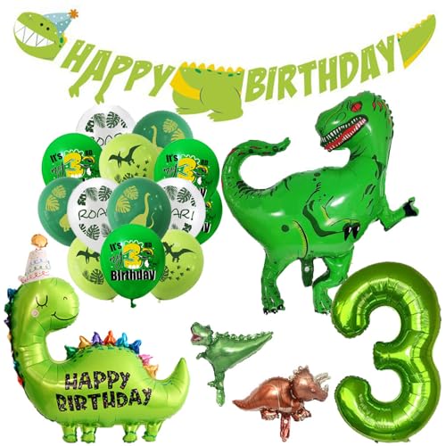 Geburtstagsdeko 3 Jahre Junge Kindergeburtstag Deko Jungen 3 Jahre Geburtstag Deko Junge Dino Folienballon 3 Geburtstagsdeko 3 Jahre Junge Kindergeburtstag Deko Jungen 3 Jahre Geburtstag Deko Junge Dino Folienballon 3 von Ohighing