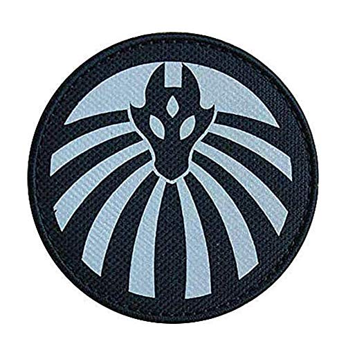 Kompatibel mit SCP Foundation Reflective Patch Special Containment Procedures Foundation Logo Moral Badge Armband Applique Fastener with Hook and The Loop Emblem (Nine-Tail Fox) von Ohrong