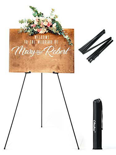 Portable Künstler Staffelei Stand: Ohuhu 160cm Verstellbares Stativ Tisch Kunst Leinwand Malerei Display - Easy Folding Studio Teleskop Boden Staffeleien für Hochzeit Poster Schwarz Innen Außen Portable Künstler Staffelei Stand: Ohuhu 160cm Verstellbares Stativ Tisch Kunst Leinwand Malerei Display - Easy Folding Studio Teleskop Boden Staffeleien für Hochzeit Poster Schwarz Innen Außen von Ohuhu