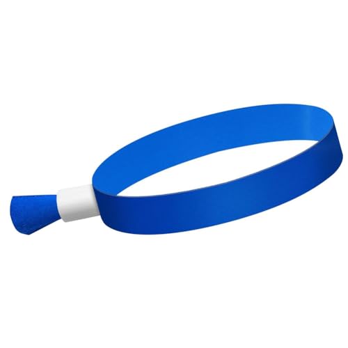 Ohulelks 100 Stück Stoff-Event-Armbänder, Aktivitätsarmband für Veranstaltungen, für Leichtes Konzert-Armband (Blau) von Ohulelks