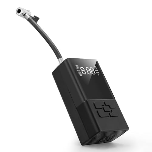 Ohulelks 5-V-Digitalluftpumpe, Multifunktionale Motorradluftpumpe mit Eingebautem 5200-MAh- und LED-Beleuchtung Ohulelks 5-V-Digitalluftpumpe, Multifunktionale Motorradluftpumpe mit Eingebautem 5200-MAh- und LED-Beleuchtung von Ohulelks