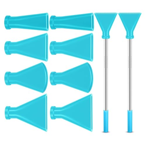 Ohulelks Master Fluid Art mit 8 PCs Blühen Blaue Acrylfarbe und Edelstahl -Strohdüsen Set Set Ohulelks Master Fluid Art mit 8 PCs Blühen Blaue Acrylfarbe und Edelstahl -Strohdüsen Set Set von Ohulelks