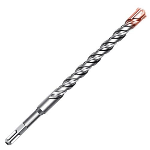 Oiieco SDS Plus Steinbohrer, 20 x 350 mm, Kreuz-Wolframkarbid-Drehhammerbohrer für Wand, Stein, Beton, Ziegel, Zement, Stein von Oiieco