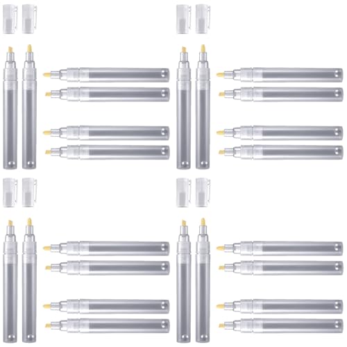 Oikabio 24 leere befüllbare -Farbmarker, nachfüllbar, Lackstift, feine Spitze, Graffiti-Marker, Acryl-Marker für Ölgemälde Oikabio 24 leere befüllbare -Farbmarker, nachfüllbar, Lackstift, feine Spitze, Graffiti-Marker, Acryl-Marker für Ölgemälde von Oikabio