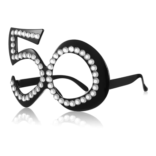 Kristall-Brille mit Zahlen-Kristallrahmen, Party-Brille für Kinder, Erwachsene, Geburtstag, Weihnachten, Party, Verkleidung, Party, Brille für Erwachsene, Partybrille für Kinder, Partybrille mit Kristall-Brille mit Zahlen-Kristallrahmen, Party-Brille für Kinder, Erwachsene, Geburtstag, Weihnachten, Party, Verkleidung, Party, Brille für Erwachsene, Partybrille für Kinder, Partybrille mit von Oilmal
