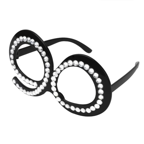 Kristall-Brille mit Zahlen-Kristallrahmen, Party-Brille für Kinder, Erwachsene, Geburtstag, Weihnachten, Party, Verkleidung, Party, Brille für Erwachsene, Partybrille für Kinder, Partybrille mit Kristall-Brille mit Zahlen-Kristallrahmen, Party-Brille für Kinder, Erwachsene, Geburtstag, Weihnachten, Party, Verkleidung, Party, Brille für Erwachsene, Partybrille für Kinder, Partybrille mit von Oilmal