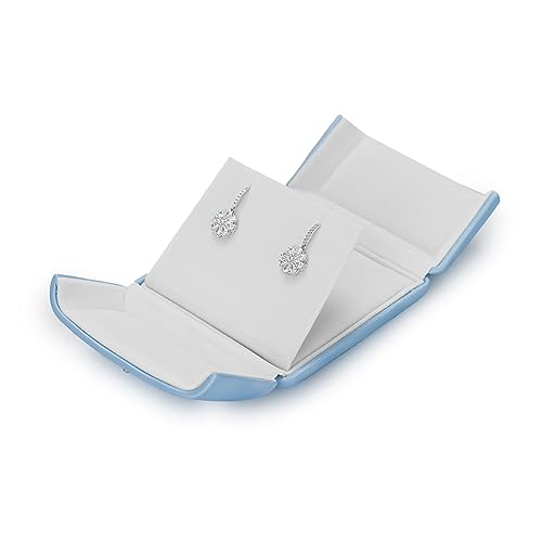 Oirlv Blau Multifunktionale Schmuckschatulle,Pu Leder Ohrringe Box Halskette Box,Geschenkbox,Aufbewahrungsbox Oirlv Blau Multifunktionale Schmuckschatulle,Pu Leder Ohrringe Box Halskette Box,Geschenkbox,Aufbewahrungsbox von Oirlv