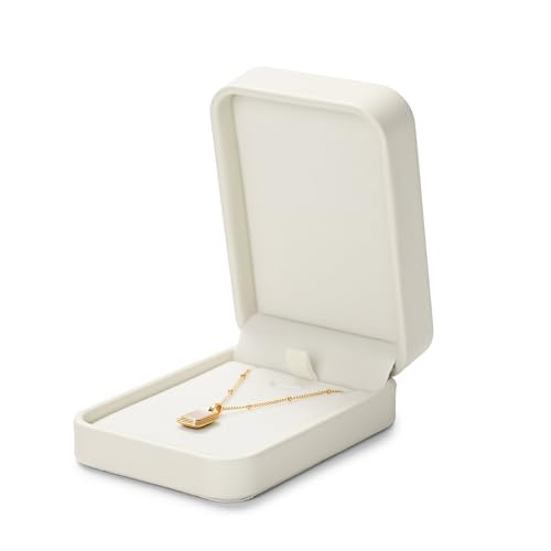 Oirlv PU Leder Beige Anhängerbox Schmuckschatulle Valentinstag Geburtstag Geschenkbox Schmuck Display Stand Oirlv PU Leder Beige Anhängerbox Schmuckschatulle Valentinstag Geburtstag Geschenkbox Schmuck Display Stand von Oirlv