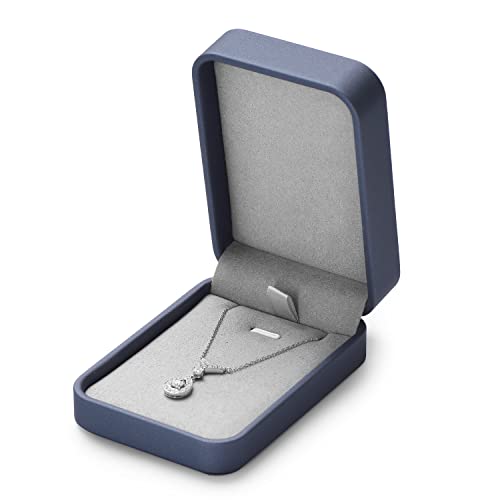 Oirlv PU Leder Dunkelblau Anhängerbox Schmuckschatulle Valentinstag Geburtstag Geschenkbox Schmuck Display Stand Oirlv PU Leder Dunkelblau Anhängerbox Schmuckschatulle Valentinstag Geburtstag Geschenkbox Schmuck Display Stand von Oirlv