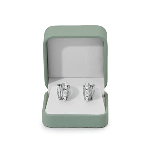 Oirlv PU Leder Olive Grün Ohrringbox Schmuckschatulle Valentinstag Geburtstag Ohrring Geschenkbox Oirlv PU Leder Olive Grün Ohrringbox Schmuckschatulle Valentinstag Geburtstag Ohrring Geschenkbox von Oirlv