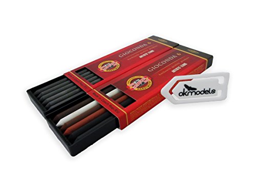 KOH-I-Noor 4865/2B und 4869/III 5,6mm Durchmesser GIOCONDA Minenset mit Büroklammer KOH-I-Noor 4865/2B und 4869/III 5,6mm Durchmesser GIOCONDA Minenset mit Büroklammer von Ok models