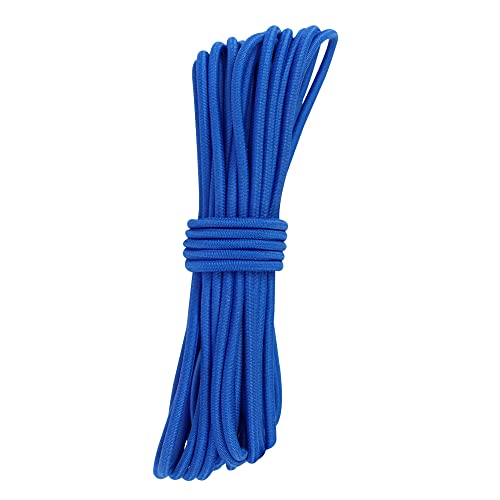 OKAEI Gummikordel 4mm x 10m - Hochwertiges Gummiseil in Blau, Flexibles Gummiband/Hutgummi/Rundgummi - Ideal für DIY Projekte und Handwerk von Okaei