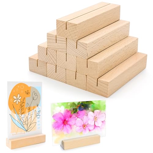 10 Stück Kartenhalter Holz,Fotohalter Tischkartenhalter,Stabil Holzaufsteller Kartenhalter Menükartenhalter.Postkartenhalter Kartenständer Tischnummernhalter für Hochzeiten Partys Menü-Visitenkarten 10 Stück Kartenhalter Holz,Fotohalter Tischkartenhalter,Stabil Holzaufsteller Kartenhalter Menükartenhalter.Postkartenhalter Kartenständer Tischnummernhalter für Hochzeiten Partys Menü-Visitenkarten von Okoss