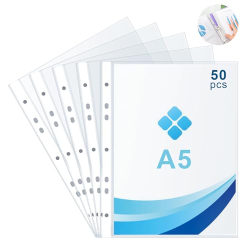 50 Stück Prospekthüllen A5, 160µ Klarsichthüllen A5 aus PP-Kunststoff, glasklar, Ideal für Dokumente, Akten & Präsentationen 50 Stück Prospekthüllen A5, 160µ Klarsichthüllen A5 aus PP-Kunststoff, glasklar, Ideal für Dokumente, Akten & Präsentationen von Okoss