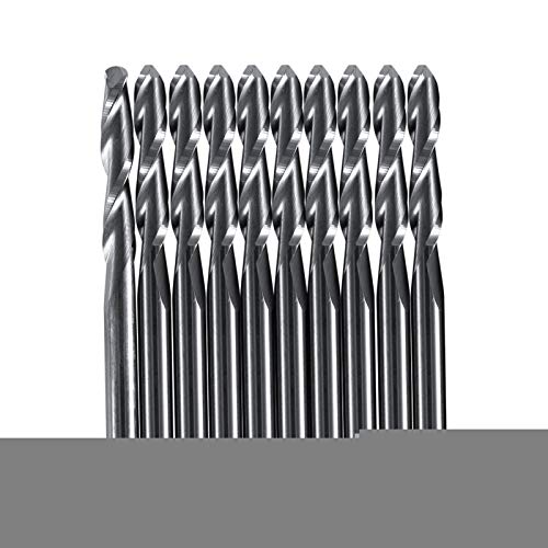 10 Stück 1/8'' Schaftfräser , Doppelflötenfräser , Kugelkopffräser Flöte Länge 17mm für Acryl , PVC , Massivholz von Okuyonic