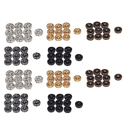 Mini-Druckknöpfe, 5 mm, einfach zu verwendende Miniatur-Druckknöpfe, Puppe, 5 Farben, 100 Stück für Damen für Halsbänder von Okuyonic
