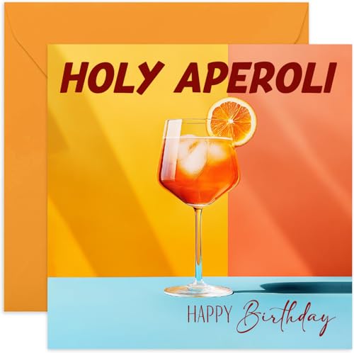 Heilige Aperoli-Geburtstagskarte mit Umschlag, schöne lustige Geburtstagskarte für Ehefrau, Freundin, Freunde, Ehemann, Aperol-Geschenk-Dekoration – Happy Birthday-Karten für Männer und Frauen Heilige Aperoli-Geburtstagskarte mit Umschlag, schöne lustige Geburtstagskarte für Ehefrau, Freundin, Freunde, Ehemann, Aperol-Geschenk-Dekoration – Happy Birthday-Karten für Männer und Frauen von Old English Company