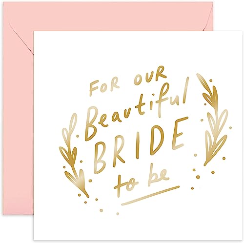Old English Co. Schöne Karte für die zukünftige Braut – niedliche Junggesellinnenabschiedskarte für Miss to Mrs von Bridal Party, Brautjungfer, Trauzeugin – Goldfolien-Karte für zukünftige Braut, Old English Co. Schöne Karte für die zukünftige Braut – niedliche Junggesellinnenabschiedskarte für Miss to Mrs von Bridal Party, Brautjungfer, Trauzeugin – Goldfolien-Karte für zukünftige Braut, von Old English Company