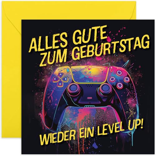 Old English Company Hochwertige quadratische Geburtstagskarte. Happy Birthday-Grußkarte für Männer, Frauen, Teenager, Kinder, Gamer, Controller, Sprüche. für Sohn, Neffe, Enkel Old English Company Hochwertige quadratische Geburtstagskarte. Happy Birthday-Grußkarte für Männer, Frauen, Teenager, Kinder, Gamer, Controller, Sprüche. für Sohn, Neffe, Enkel von Old English Company