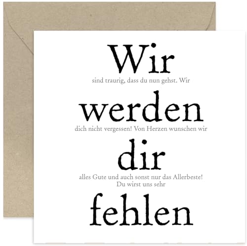 Old English Company Lustige Abschiedsgrußkarte mit Umschlag. Abschiedskarte mit Spruch. Grußkarte zum Ruhestand, Jobwechsel, Mann, Frau, Kollegen, Freunde. Premium-Abschiedskarten Old English Company Lustige Abschiedsgrußkarte mit Umschlag. Abschiedskarte mit Spruch. Grußkarte zum Ruhestand, Jobwechsel, Mann, Frau, Kollegen, Freunde. Premium-Abschiedskarten von Old English Company