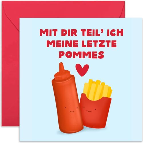 Old English Company Premium Geburtstagskarte. Glückwunschkarte Grußkarte Karte mit lustigem Spruch Geburtstag Happy Birthday Mann Frau Pommes - Karte für Ehemann, Ehefrau, Freundin, Freund Old English Company Premium Geburtstagskarte. Glückwunschkarte Grußkarte Karte mit lustigem Spruch Geburtstag Happy Birthday Mann Frau Pommes - Karte für Ehemann, Ehefrau, Freundin, Freund von Old English Company
