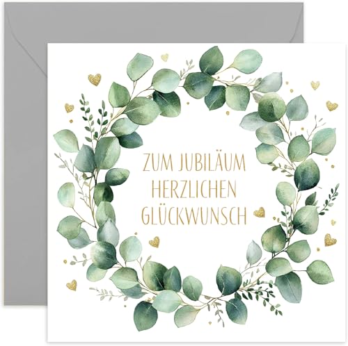 Old English Company Premium Glückwunschkarte zum Jubiläum. Jubiläumskarte Ehrentag Grusskarte Billet Mann Frau Feier Firma Old English Company Premium Glückwunschkarte zum Jubiläum. Jubiläumskarte Ehrentag Grusskarte Billet Mann Frau Feier Firma von Old English Company