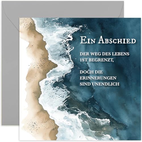 Old English Company Trauerkarte– einfühlsame Trauerkarte mit Spruch aufrichtige Beileidskarte besinnliche Beileidskarte Gedenkkarte Kondolenzen Trauerfeier Beisetzung Anteilnahme – Wellen Old English Company Trauerkarte– einfühlsame Trauerkarte mit Spruch aufrichtige Beileidskarte besinnliche Beileidskarte Gedenkkarte Kondolenzen Trauerfeier Beisetzung Anteilnahme – Wellen von Old English Company