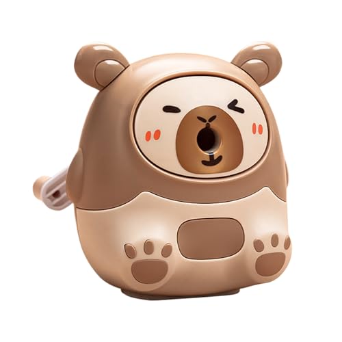 Bleistiftspitzer, Bleistiftschärfer Kinder,Bleistiftspitzer für Schulkinder | Süßes Capybara -Form -Handheld -Schärfen -Werkzeug für Kinderschüler School Kunstartikel von Oldmoom