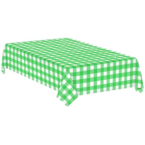 Karierte Tischdecke, Bayrisch Karo Rechteckige Tischdecke Für Oktoberfest, Robuste Festabdeckungen Party Dekoration für Speisen Barbecue Outdoor Café Geburtstag Camping Picknick von Oldmoom