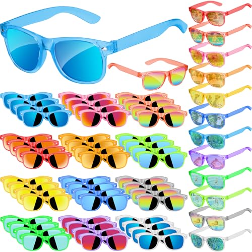Oleitodh 84 Stück durchscheinende Kinder-Sonnenbrillen, Neon-Sonnenbrillen, Partyzubehör mit UV400-Schutz, für Jungen und Mädchen im Alter von 3–8 Jahren, Geschenkbeutel für Pool, Geburtstagsparty, 12 Oleitodh 84 Stück durchscheinende Kinder-Sonnenbrillen, Neon-Sonnenbrillen, Partyzubehör mit UV400-Schutz, für Jungen und Mädchen im Alter von 3–8 Jahren, Geschenkbeutel für Pool, Geburtstagsparty, 12 von Oleitodh