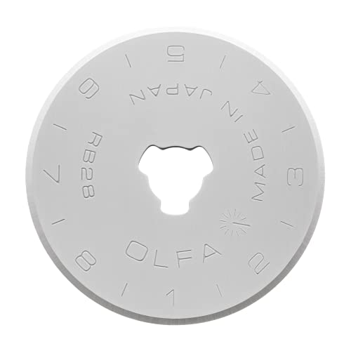 Olfa Ersatzklingen für Rotationsklinge, 28 mm, 5 Stück Olfa Ersatzklingen für Rotationsklinge, 28 mm, 5 Stück von Olfa