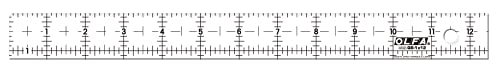 Olfa QR112 Quilten Lineal Anti-Rutsch, 1,25 x 12,5 Zoll Olfa QR112 Quilten Lineal Anti-Rutsch, 1,25 x 12,5 Zoll von Olfa